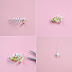 Seed Beads Christmas Tree Earrings-4