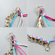 Golden Chain Bracelet with Braided Nylon Wire-4