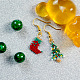 Christmas Asymmetrical Earrings-8
