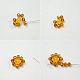 Maple Crystal Beaded Earrings-4
