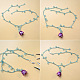 Seed Beads Bellflower Necklace-8