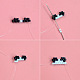 Cute Panda Beaded Earrings-5