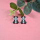 Cute Panda Beaded Earrings-7