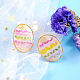 Cute Easter eggs Resin Earrings-8