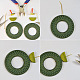 PandaHall Selected idea su set di orecchini colorati con pendenti intrecciati-4