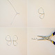 PandaHall Selected tutoriel sur les pendentifs enroulés en fil de fer en forme de papillon-3