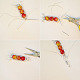 PandaHall Selected tutoriel sur les pendentifs enroulés en fil de fer en forme de papillon-6