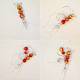 PandaHall Selected tutoriel sur les pendentifs enroulés en fil de fer en forme de papillon-7