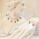 PandaHall Selected idée sur un ensemble de bijoux en perles de verre colorées-1