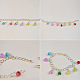 PandaHall Selected idée sur un ensemble de bijoux en perles de verre colorées-4