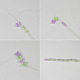 PandaHall Selected Idea on Cute Flower Shape Beaded Rings-4