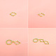 Set di gioielli geometrici con perline tubolari-3