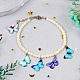 PandaHall Selected Idea on Butterfly Pearl Bracelet-6