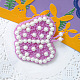 PandaHall Selected Idee einer Perlenbrosche aus Schmetterlingsfilz-7