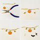 PandaHall Selected Tutorial on Halloween Bracelet and Earring Set-3