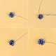 Boucles d'oreilles à perles en forme d'étoile-3