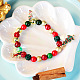 PandaHall Selected Idee für ein weihnachtliches Perlenarmband-5