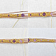 Idea pandahall su braccialetto avvolgente in filo metallico con perline miyuki-4
