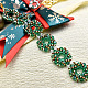 Christmas Wreath Beaded Bracelet-7