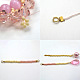 PandaHall Selected Idea on Pink Glass and Seed Beaded Earrings-4