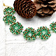 Christmas Wreath Beaded Bracelet-8