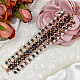 Vintage Beaded Braid Bracelet with Faceted Glass Beads-8