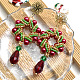 PandaHall Selected idée de boucles d'oreilles en perles sur le thème de Noël-7