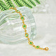 PandaHall Selected Idea on Seed Beaded Bracelet with Glass Bicone Beads-1
