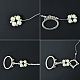 PandaHall Selected idea sobre pulsera de perlas con cuentas de vidrio bicono-3