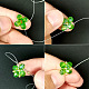PandaHall Selected Tutorial on Green Crystal Beaded Bracelet-3