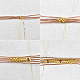 Idea pandahall su braccialetto avvolgente in filo metallico con perline miyuki-3