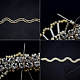 Bracelet de perles avec chaîne en strass-4
