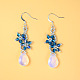 Boucles d'oreilles en perles de jade en forme de goutte-7