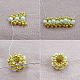 PandaHall Selected idée de pendentif en perles de verre bicône rhombique-5