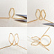Anillo de envoltura de alambre en forma de conejo-3