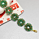 Christmas Wreath Beaded Bracelet-6