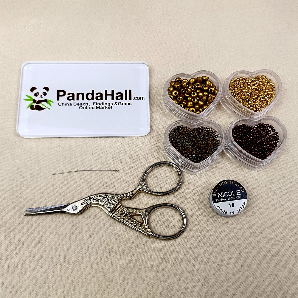 PandaHall Selected ヴィンテージレースビーズネックレスのチュートリアル