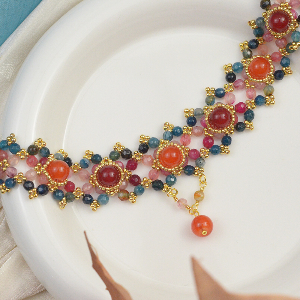 Ожерелья из бисера в стиле ретро-китайский-4