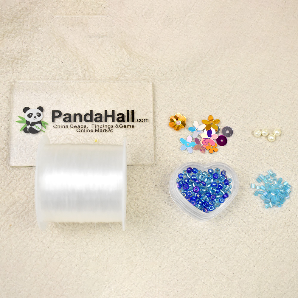 Серьги-медузы с блестками-2