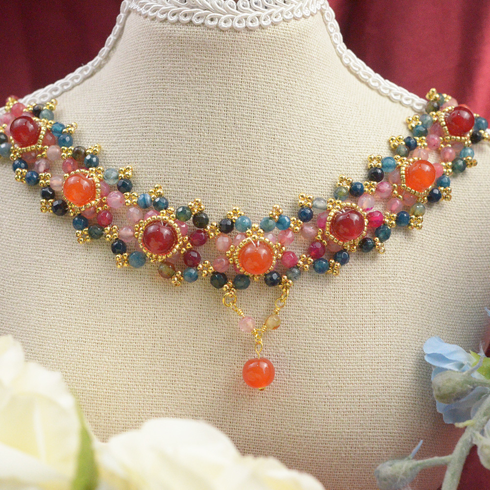 Ожерелья из бисера в стиле ретро-китайский-1