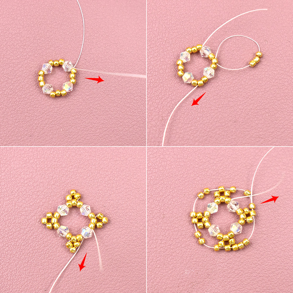 Браслет, обернутый стразами-3