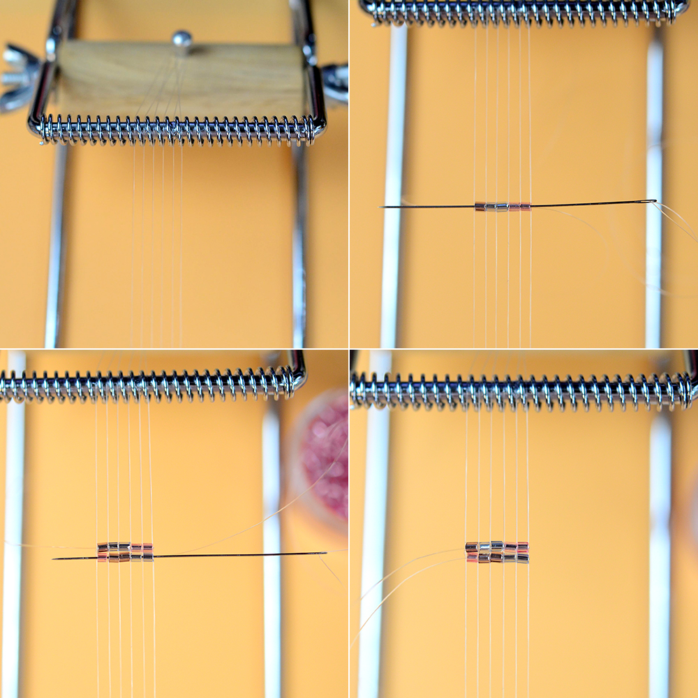 PandaHall Selected мастер-класс по изготовлению браслета из бисера-трубочки.-3