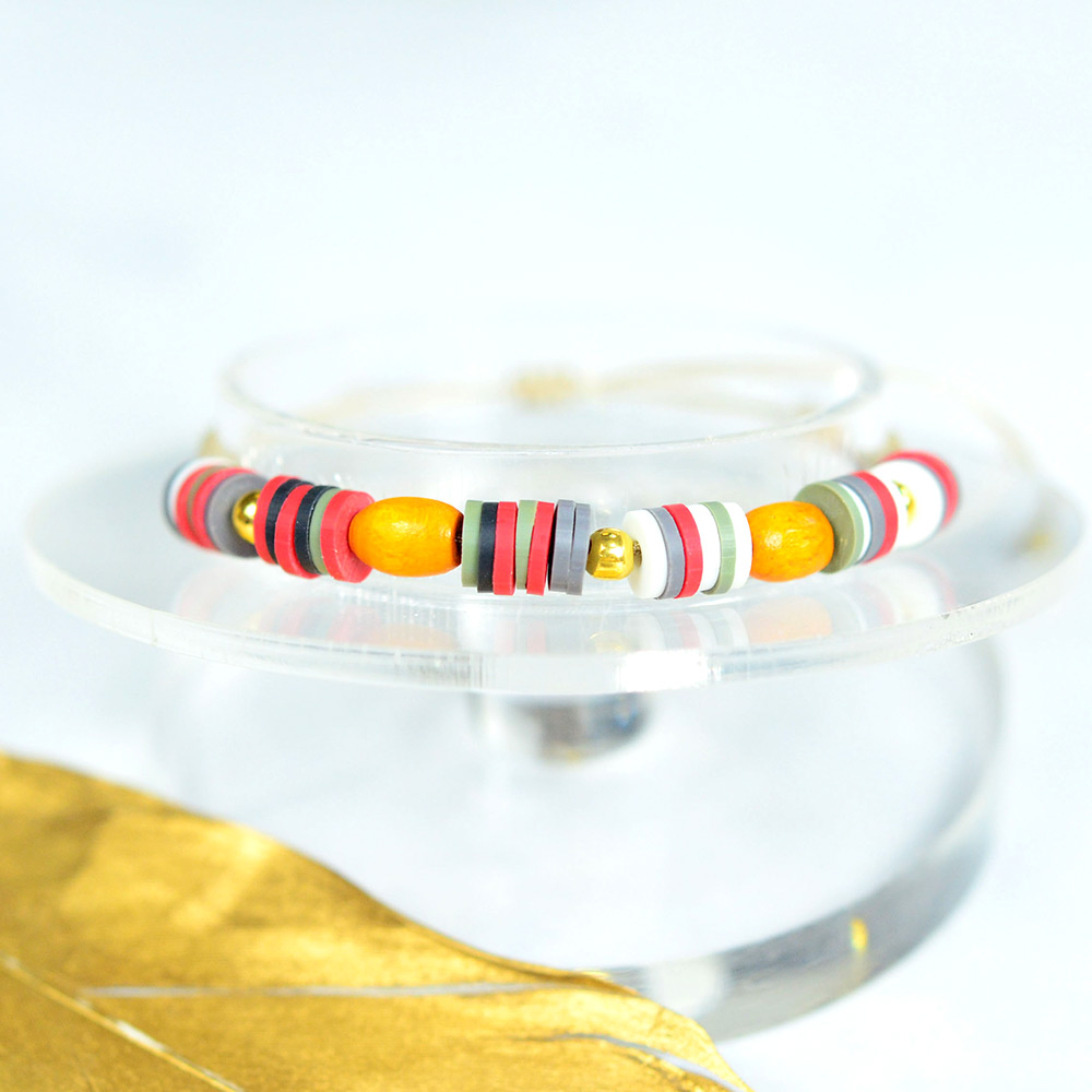 PandaHall Selected мастер-класс по изготовлению браслета из бисера из полимерной глины.-1