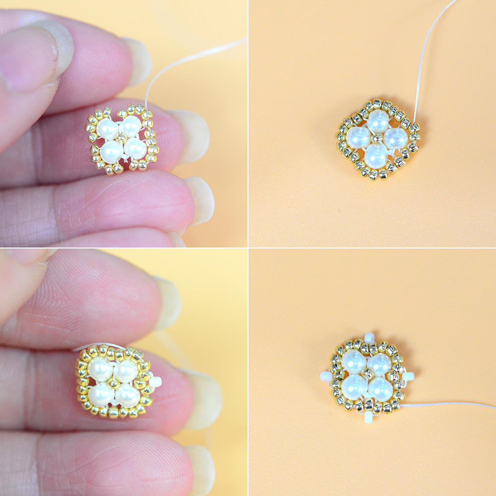 Браслет из жемчужных бусин с застежкой-тоггл-4