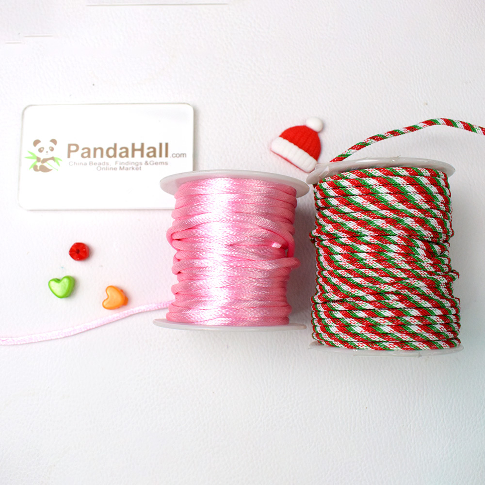 Елочное украшение в технике макраме-2