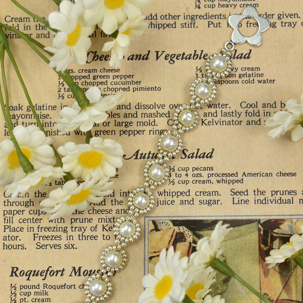 PandaHall Selected мастер-класс по изготовлению браслета из бисера с жемчужными бусинами.-8