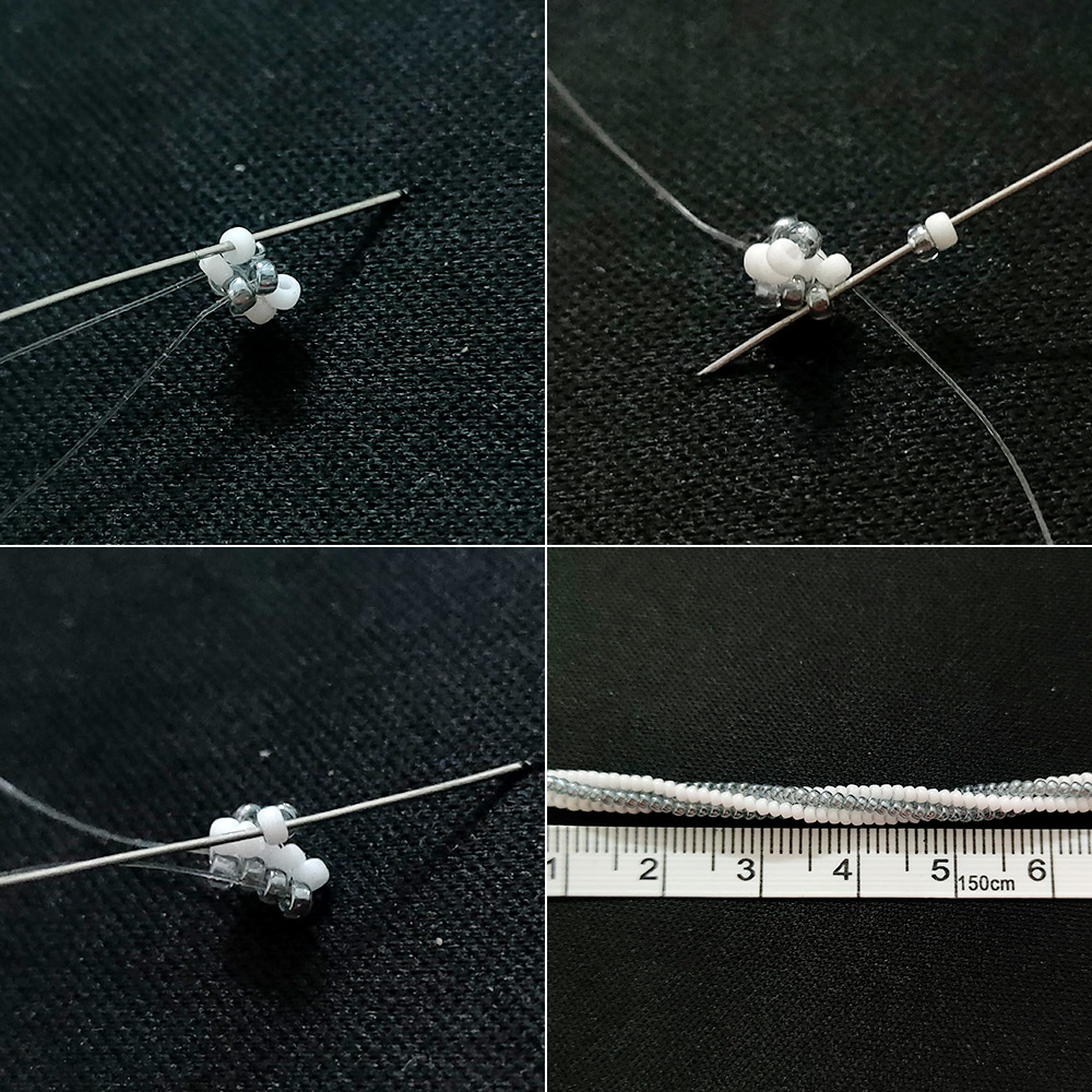 PandaHall Selected идея серег из жемчужных бусин в форме завитков-4