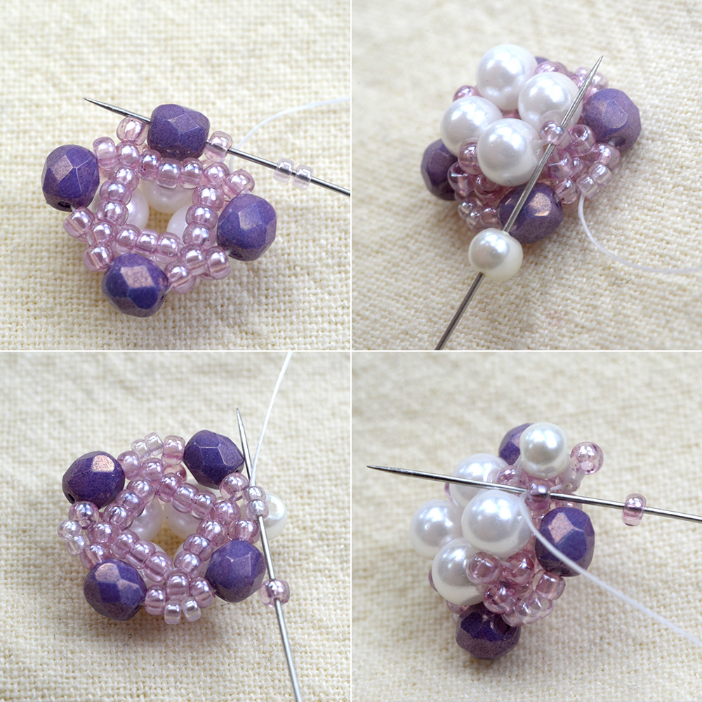 PandaHall Selected идея с серьгами с квадратными жемчужинами-4