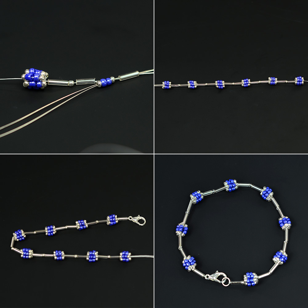 PandaHall Selected идея элегантного браслета из стекляруса-4