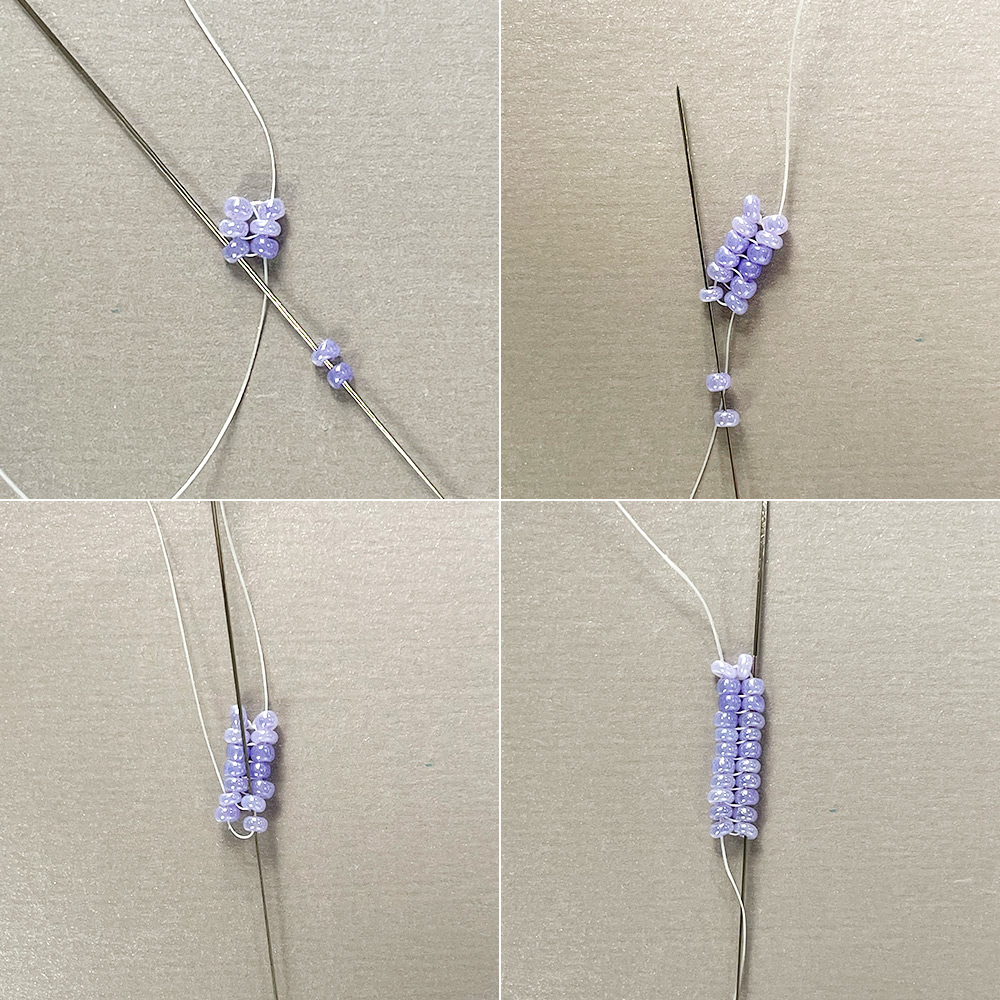 PandaHall Selected идея серег-пусетов в форме листьев из бисера-4